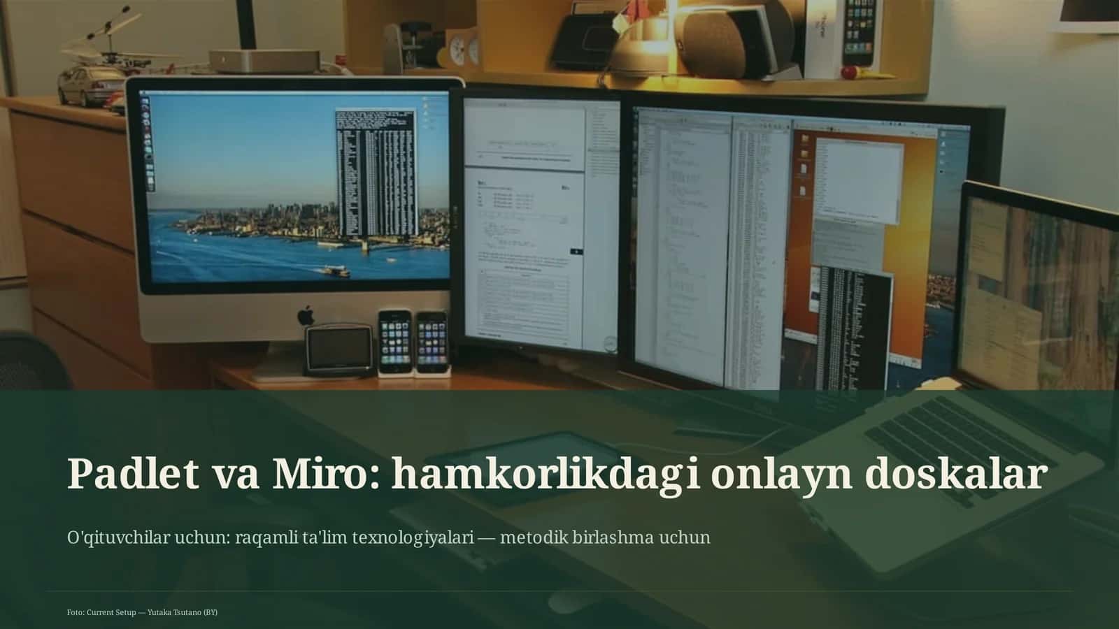 Padlet va Miro: hamkorlikdagi onlayn doskalar