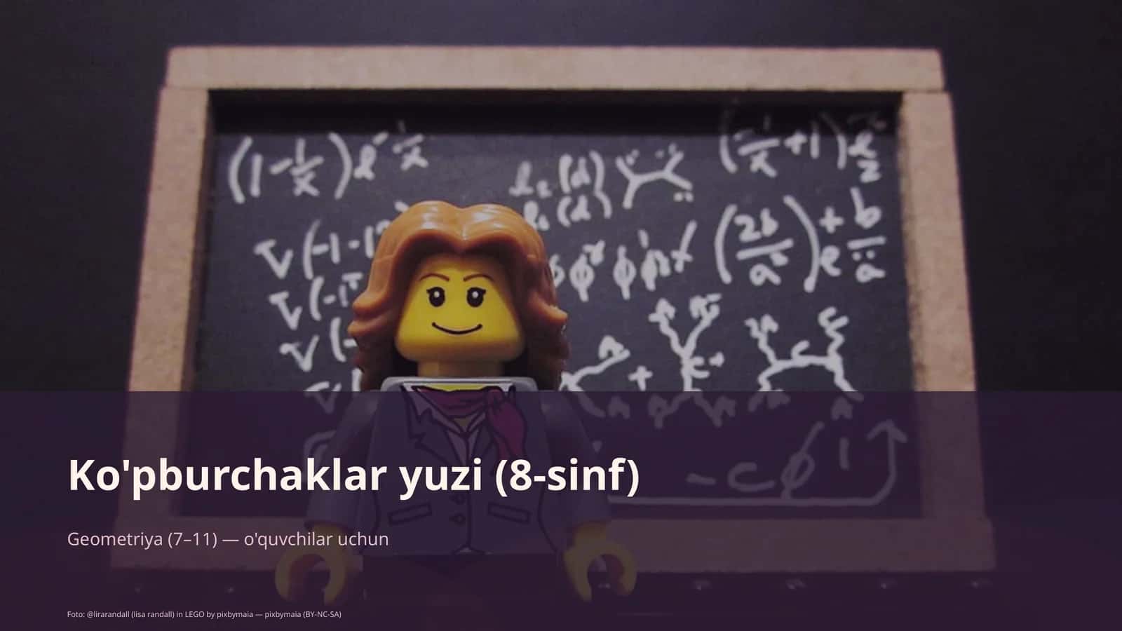 Ko'pburchaklar yuzi (8-sinf)