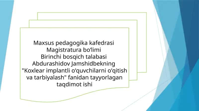 Koxlear implantatsiya qanday ishlaydi?