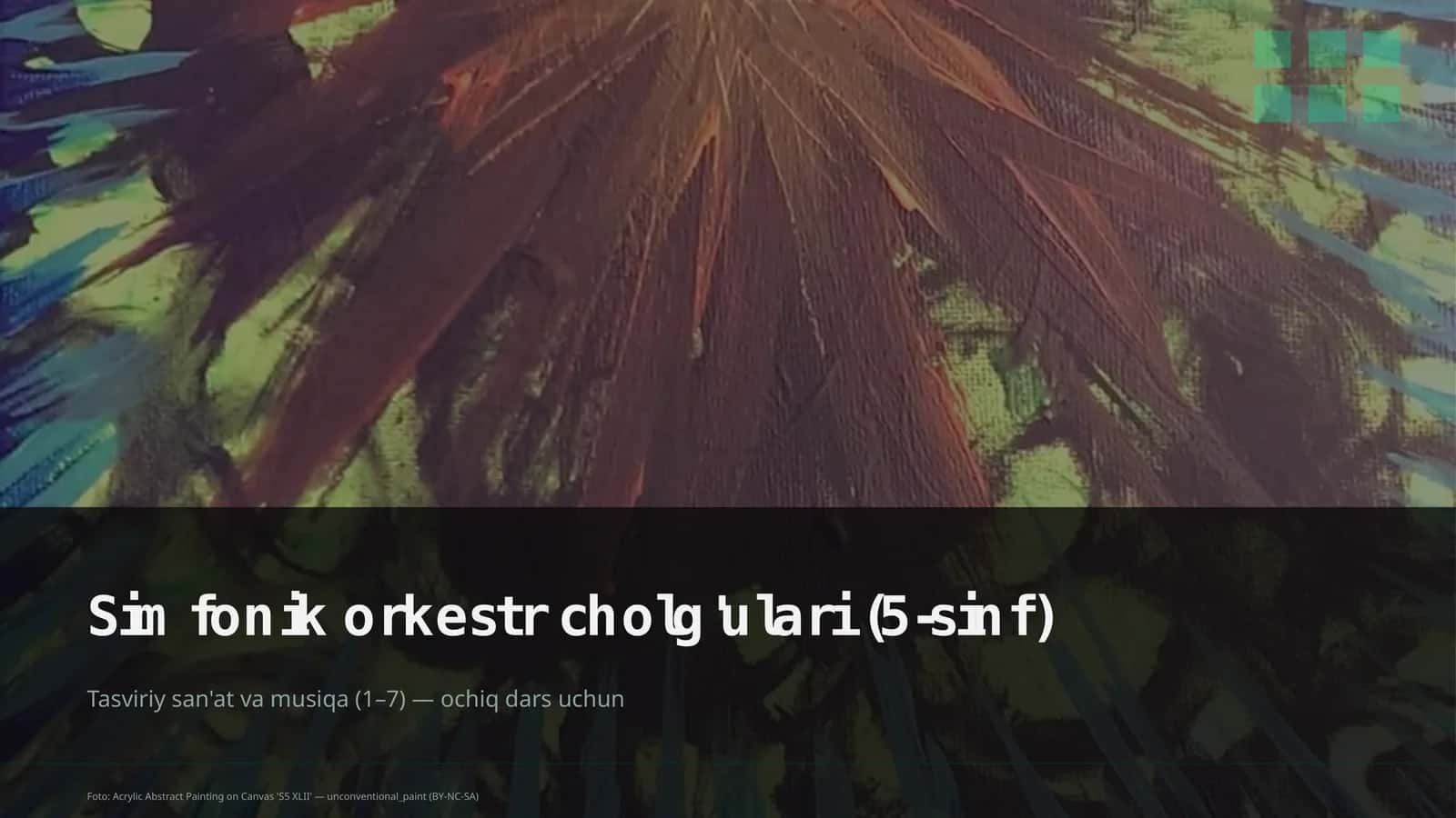 Tasviriy san'at va musiqa (1–7)