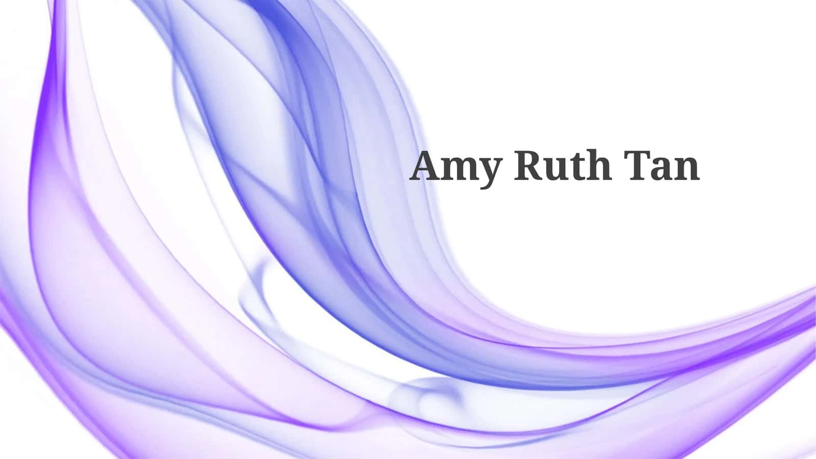 Amy Ruth Tan