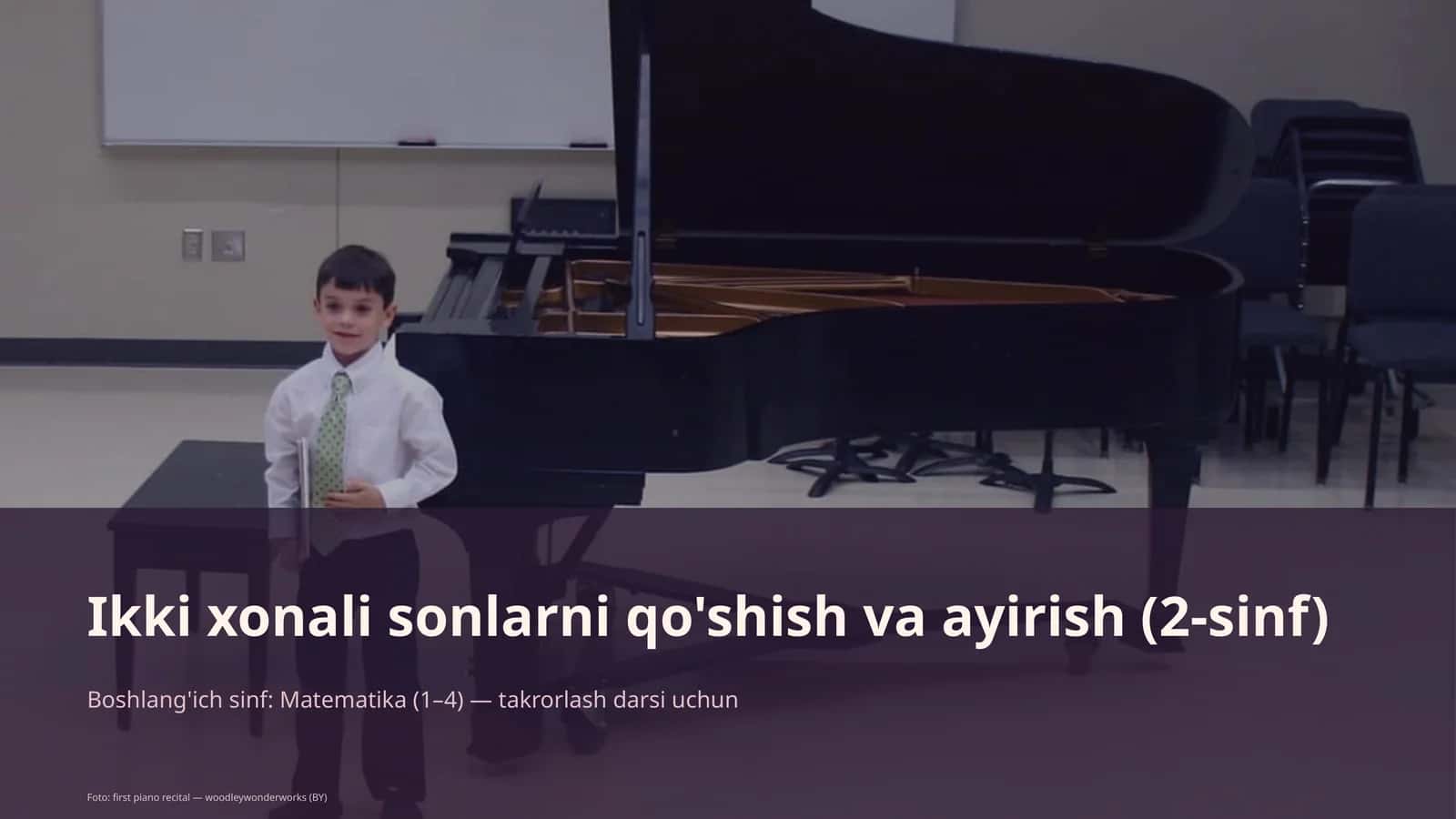 Ikki xonali sonlarni qo'shish va ayirish (2-sinf)