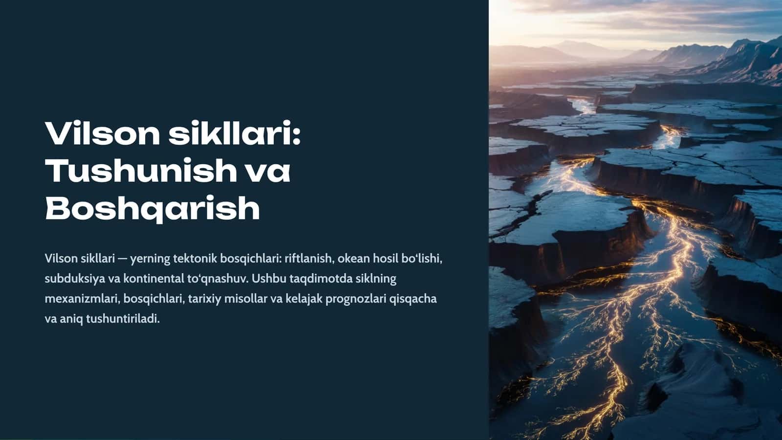 Vilson sikllari Tushunish va Boshqarish