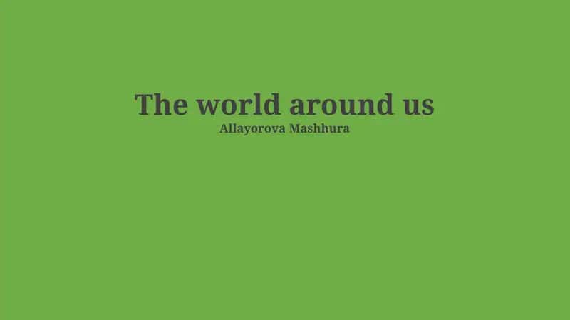 Environments: A Multifaceted World