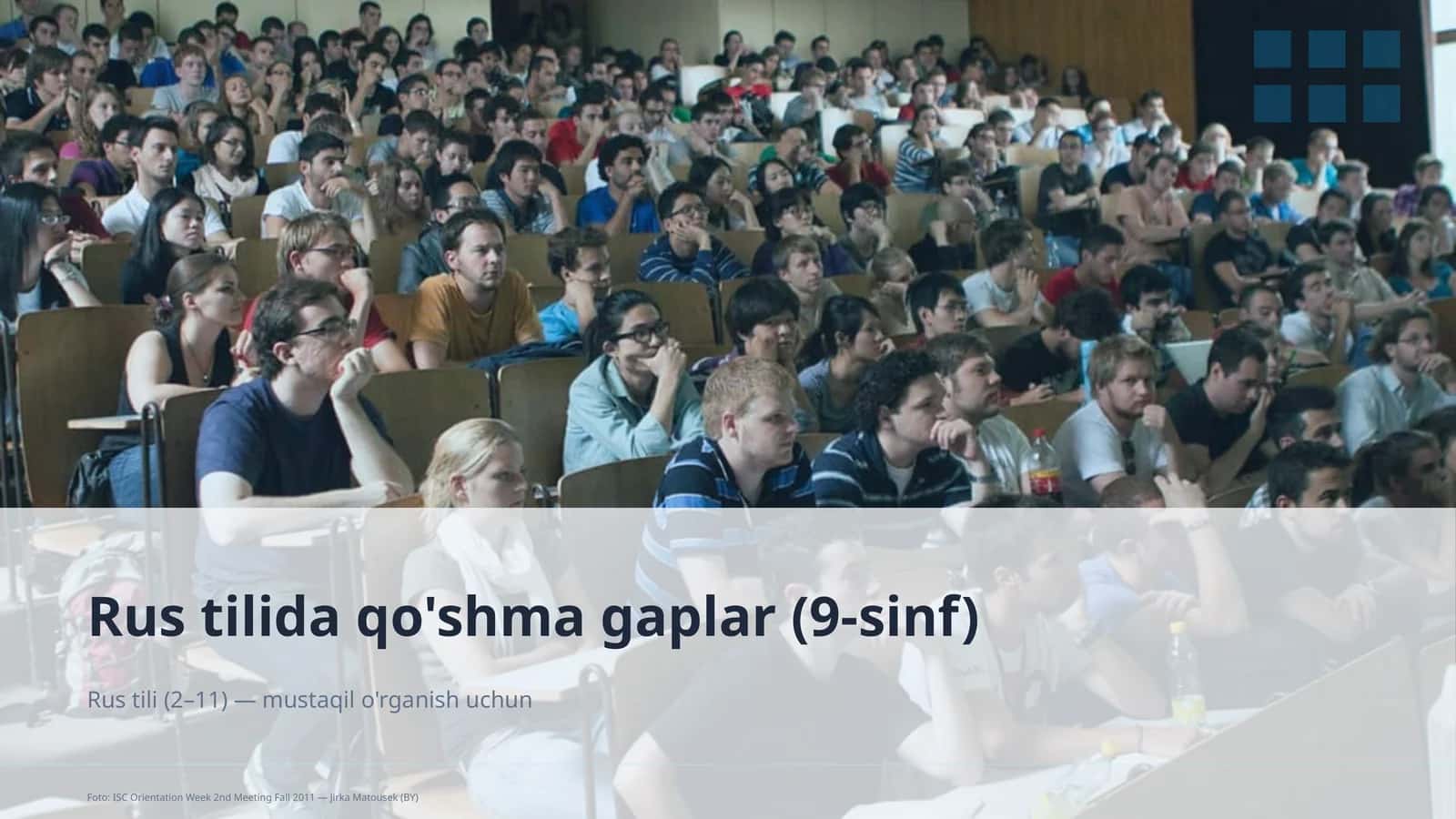 Rus tilida qo'shma gaplar (9-sinf)