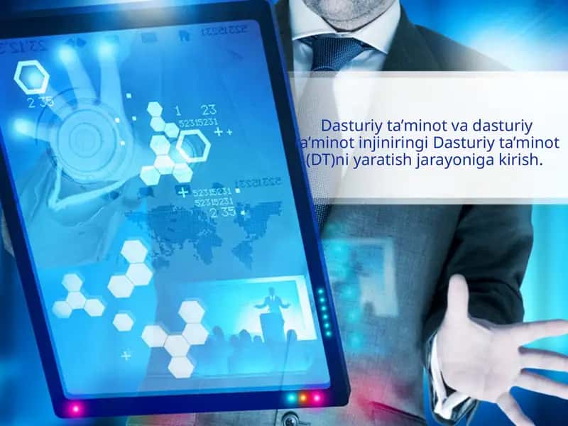 Dasturiy ta’minot va dasturiy ta’minot injiniringi Dasturiy ta’minоt (DT)ni yaratish jarayoniga kirish.
