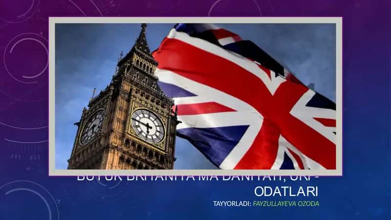 BUYUK BRITANIYA MA’DANIYATI