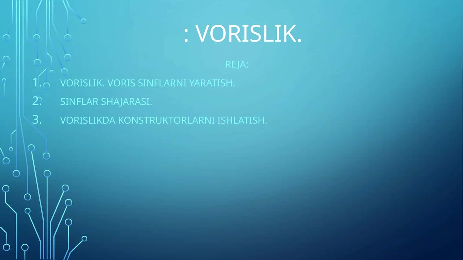 Vorislik