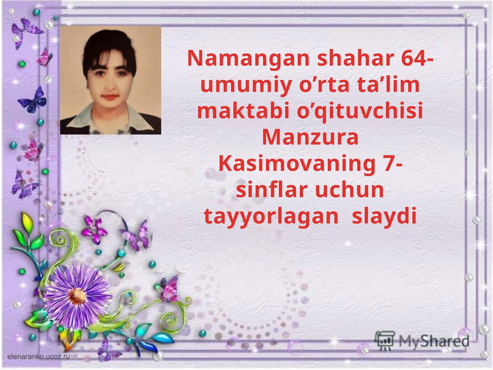 Olmosh soʻz turkumi yuzasidan oʻtilganlarni takrorlash