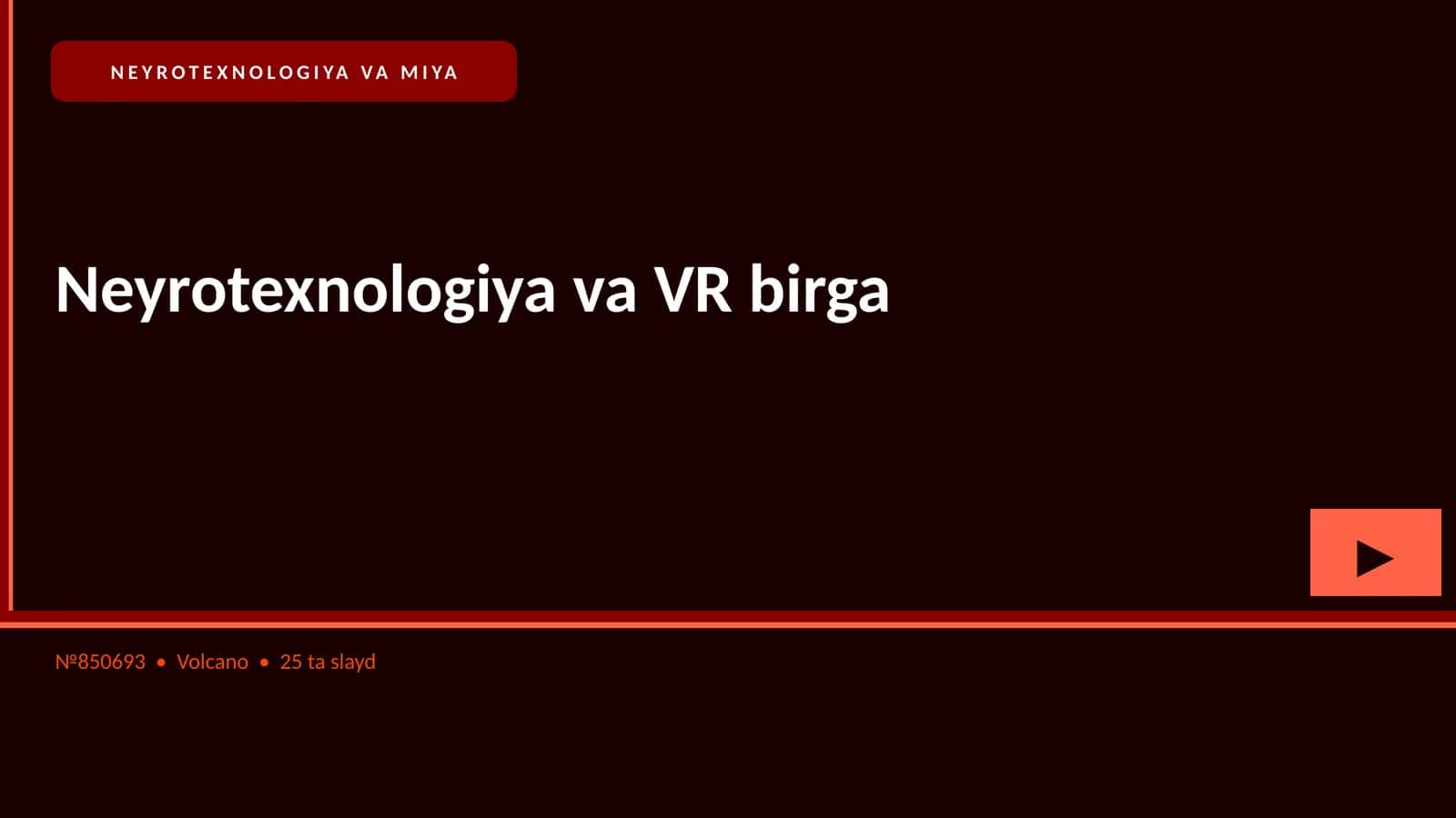 NEYROTEXNOLOGIYA VA MIYA
