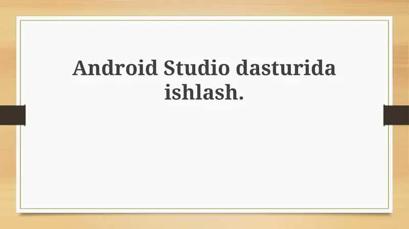 Android Studio