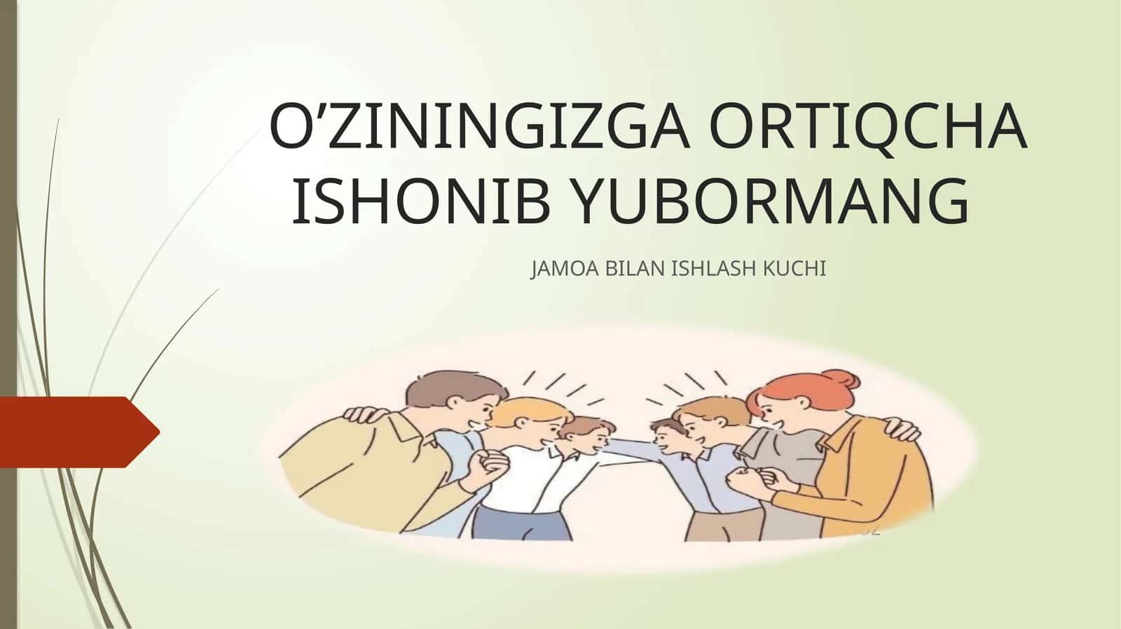 JAMOA BILAN ISHLASH KUCHI