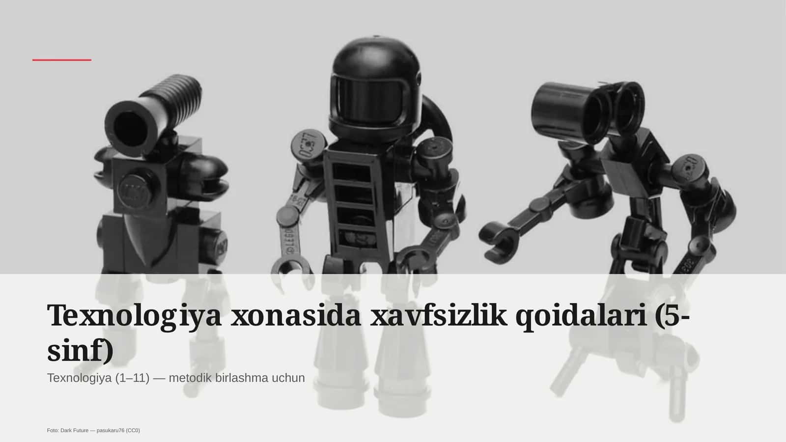 Texnologiya xonasida xavfsizlik qoidalari (5-sinf)