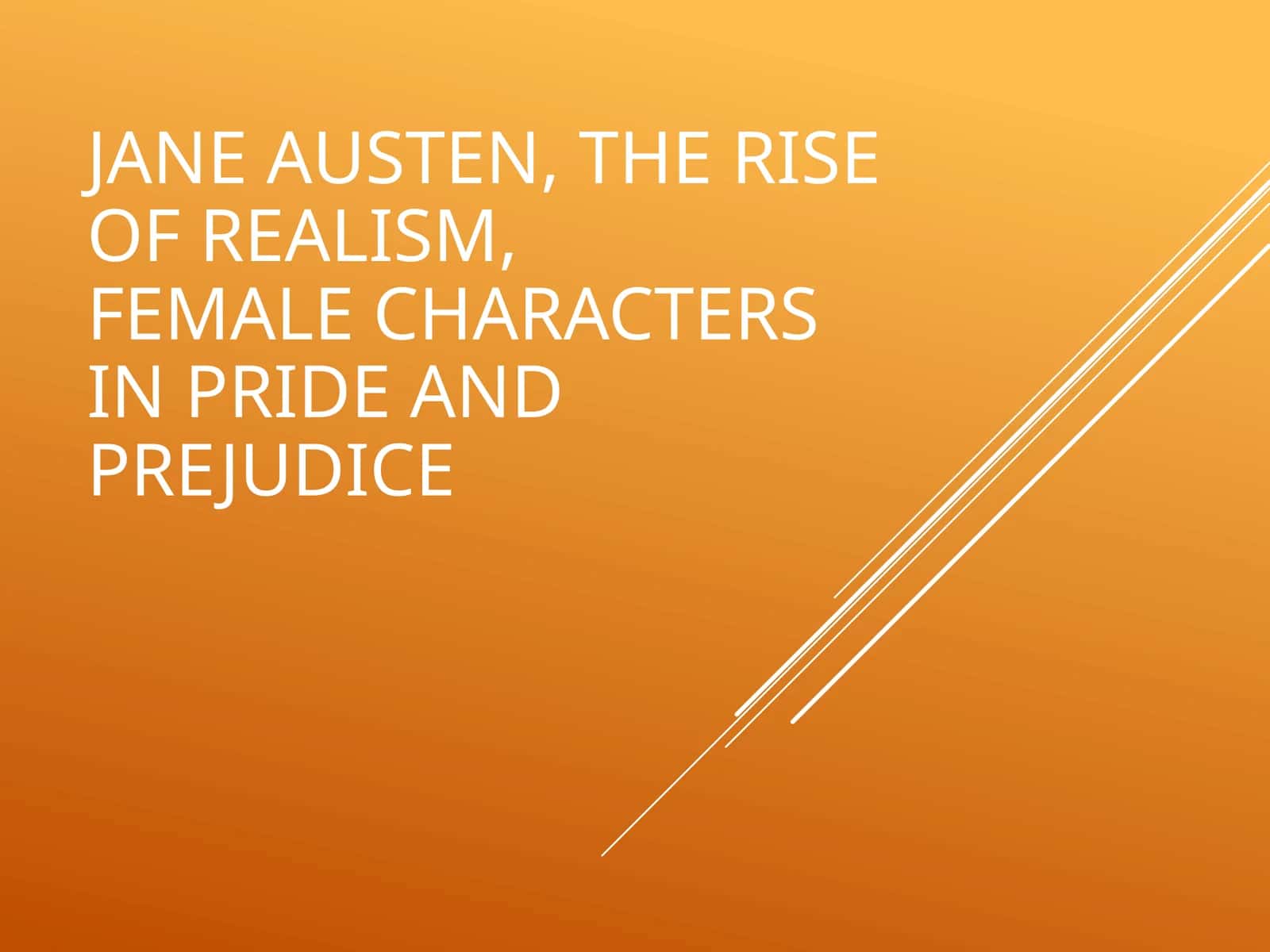 Jane Austen – Life and Background
