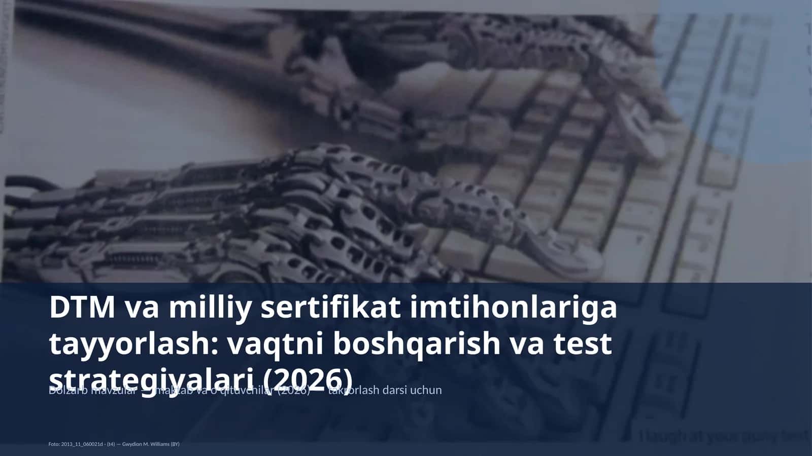 Dolzarb mavzular — maktab va o'qituvchilar