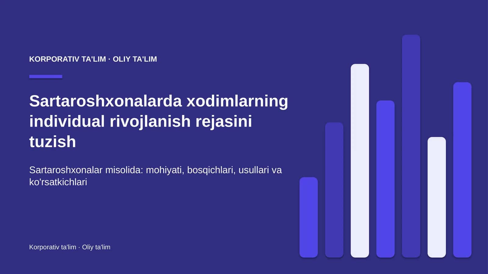sartaroshxonalarda xodimlarning individual rivojlanish rejasini tuzish 5299