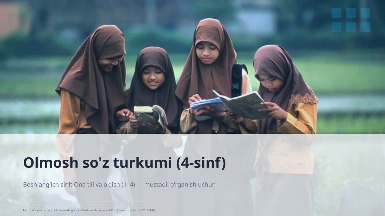 Olmosh so'z turkumi (4-sinf)