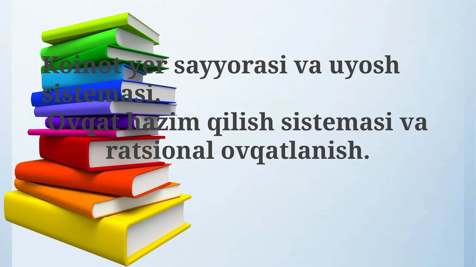 Yer va Quyosh Sistemasi