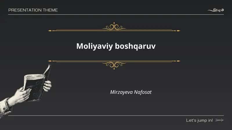 Moliyaviy rejalashtirish va nazorat