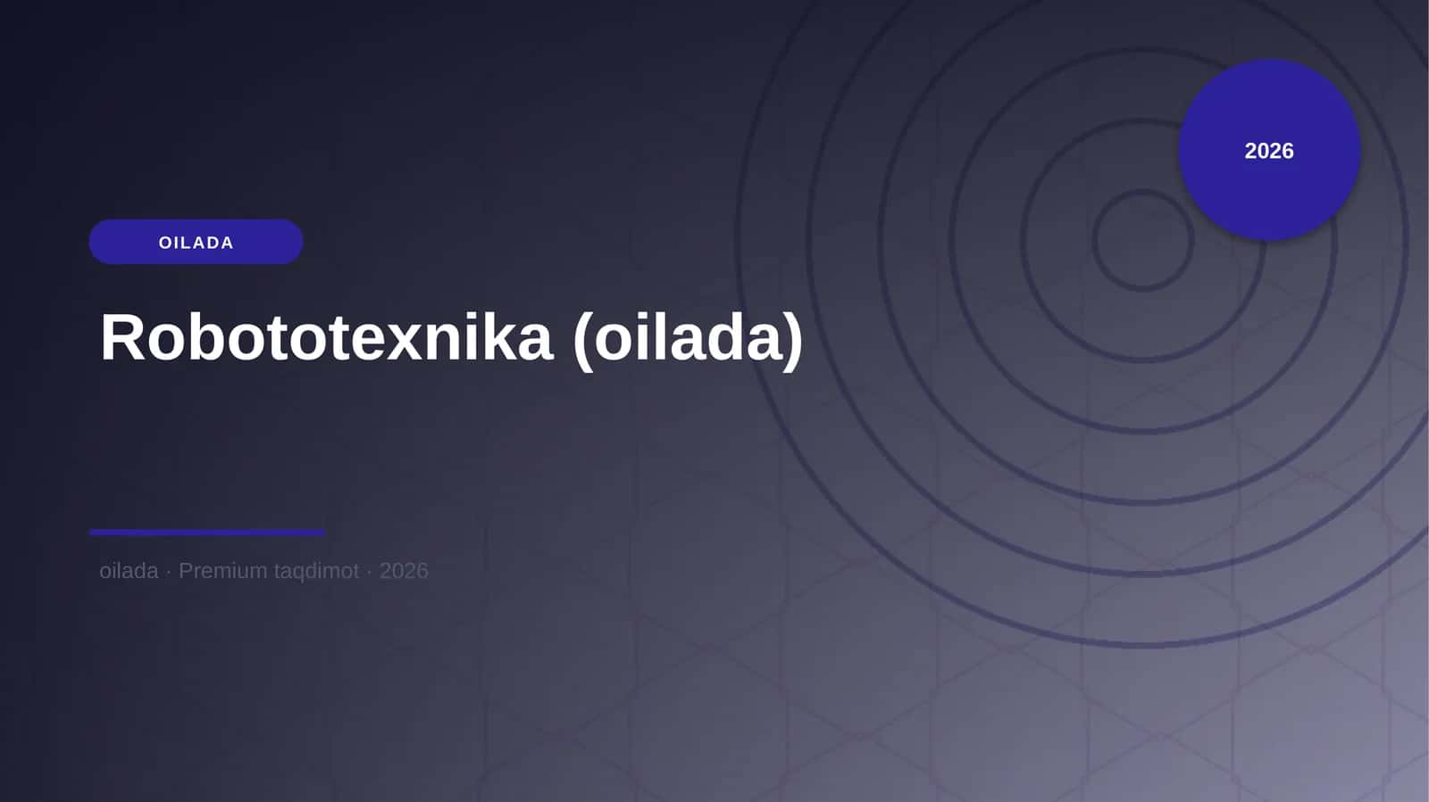 Robototexnika (oilada)