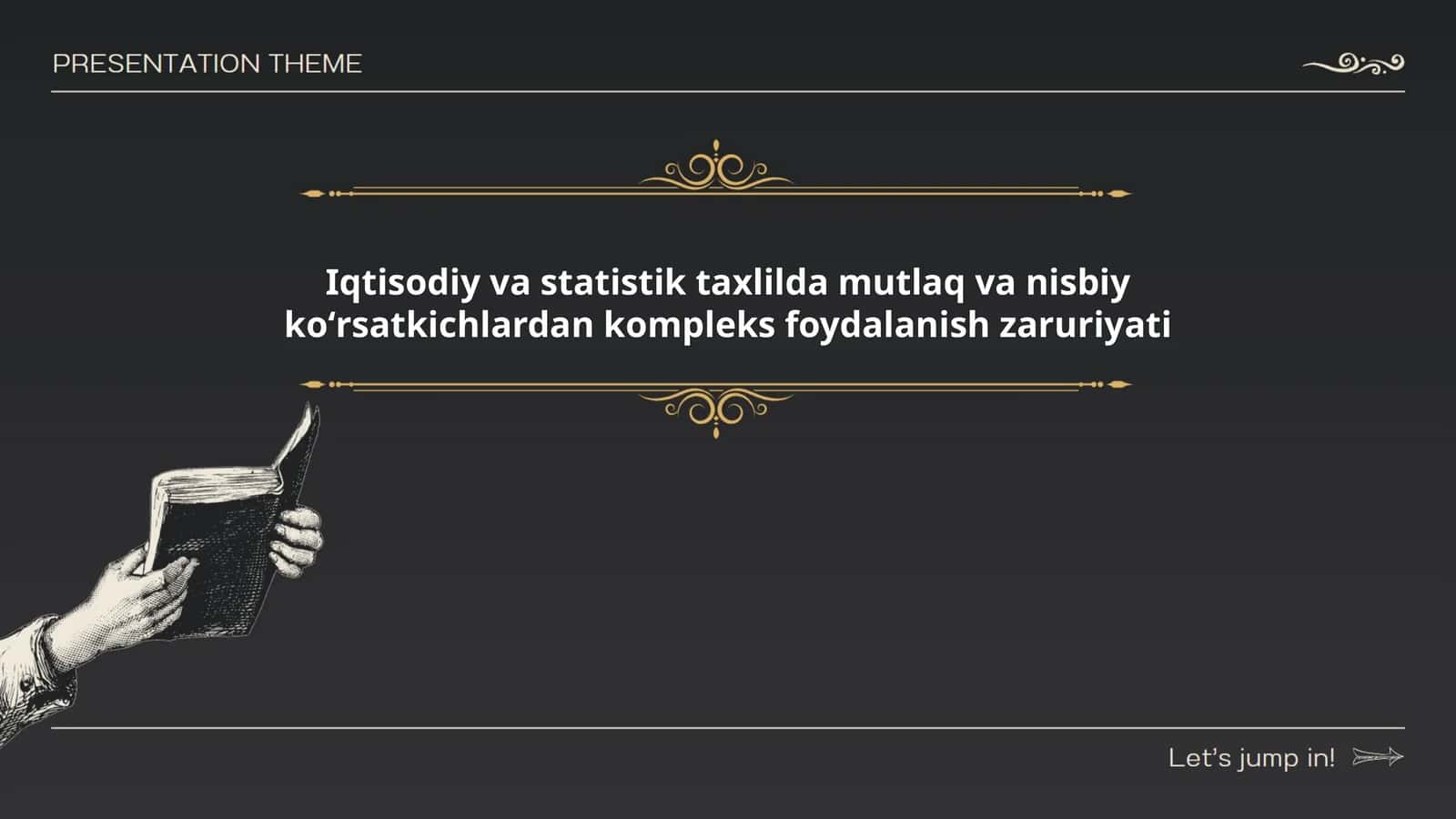 Iqtisodiy va statistik taxlilda mutlaq va nisbiy koʻrsatkichlardan kompleks foydalanish zaruriyati