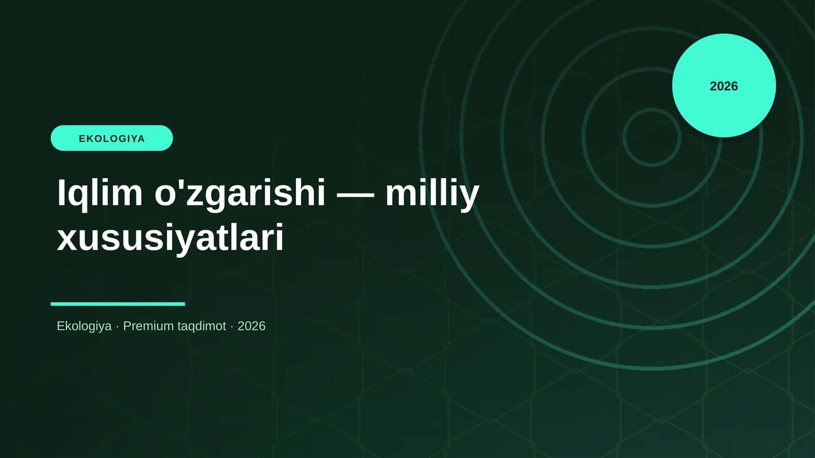 Iqlim o'zgarishi — milliy xususiyatlari