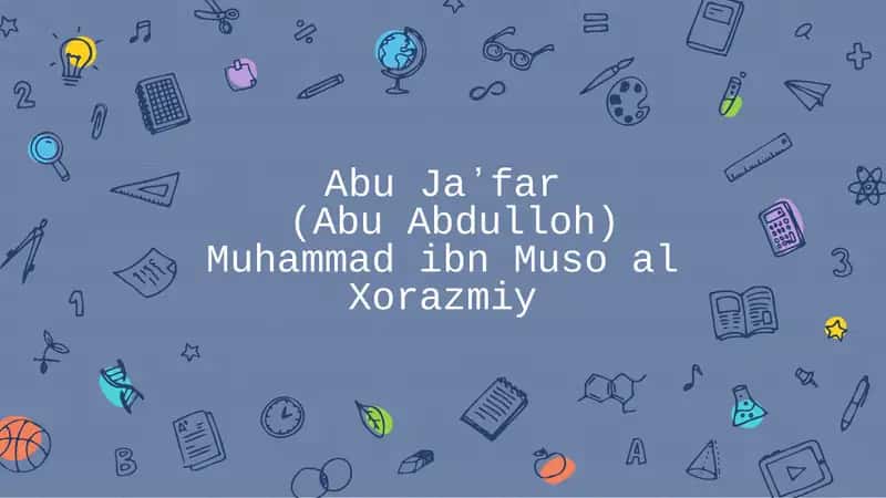 Muhammad al-Xorazmiy