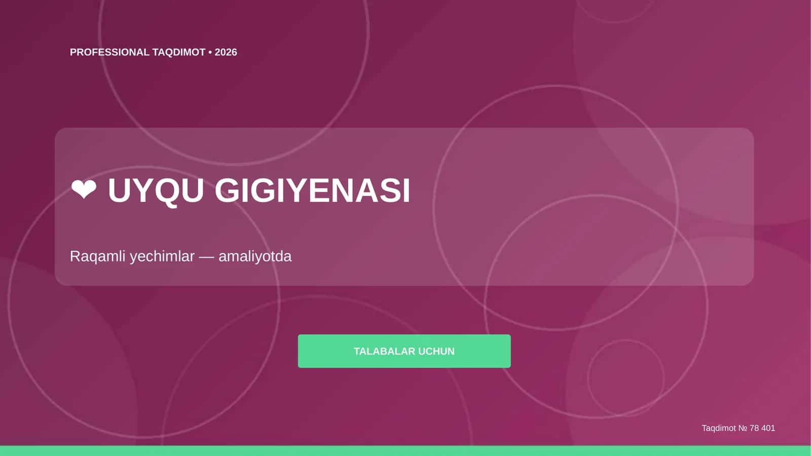 ❤️ UYQU GIGIYENASI