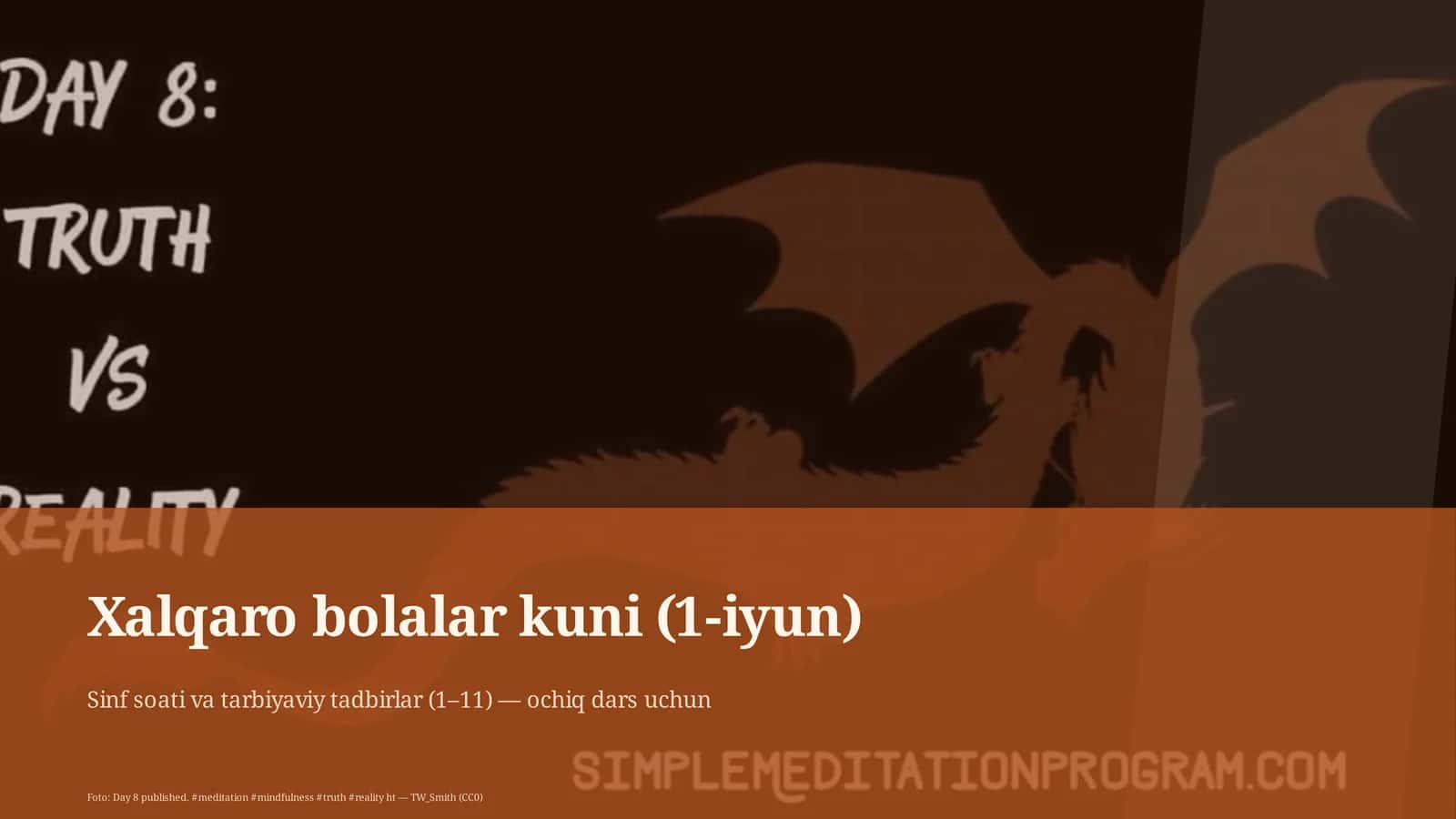 Sinf soati va tarbiyaviy tadbirlar