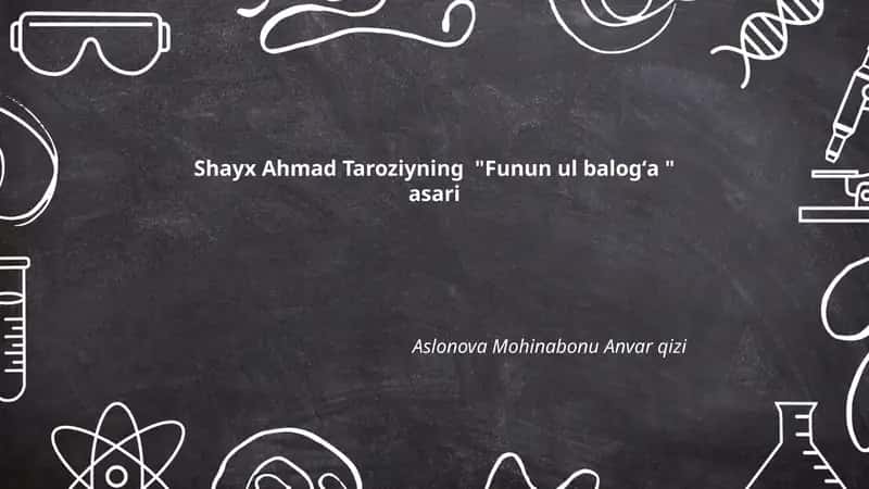 "Funun ul balogʻa"