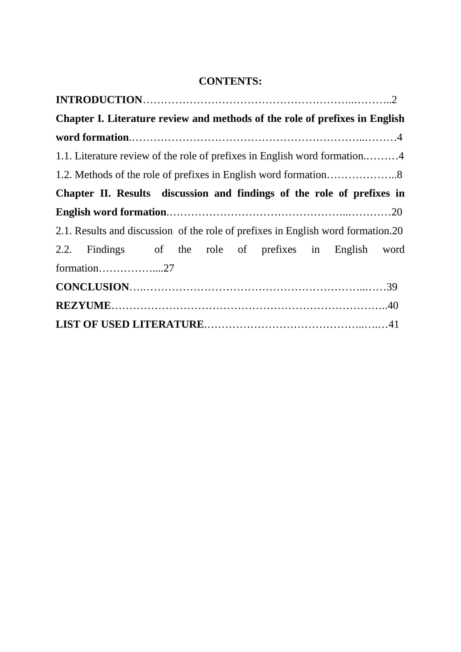 the role of prefixes in English word formation