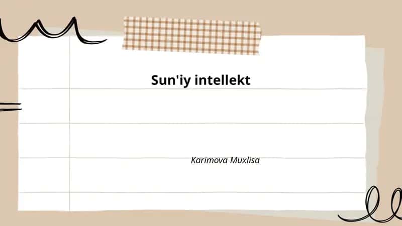 Sun'iy intellekt