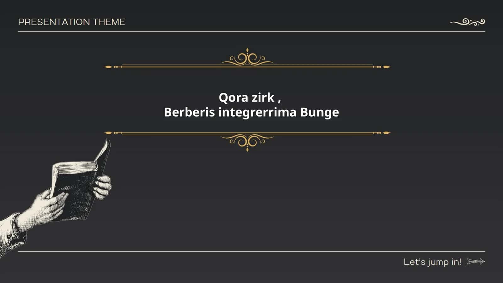 Qora zirk, Berberis integrerrima Bunge