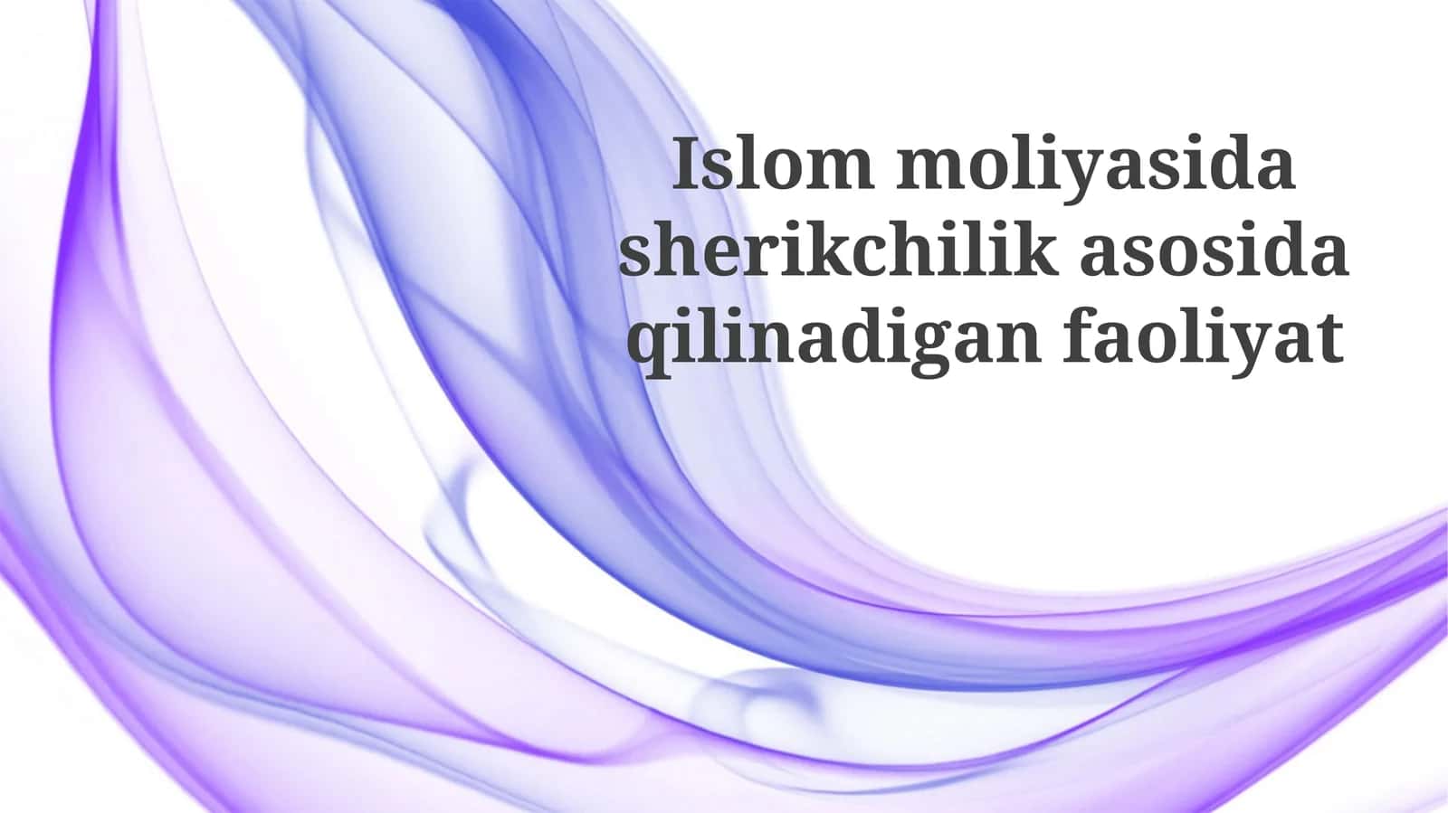 Islom moliyasidagi hamkorliklar