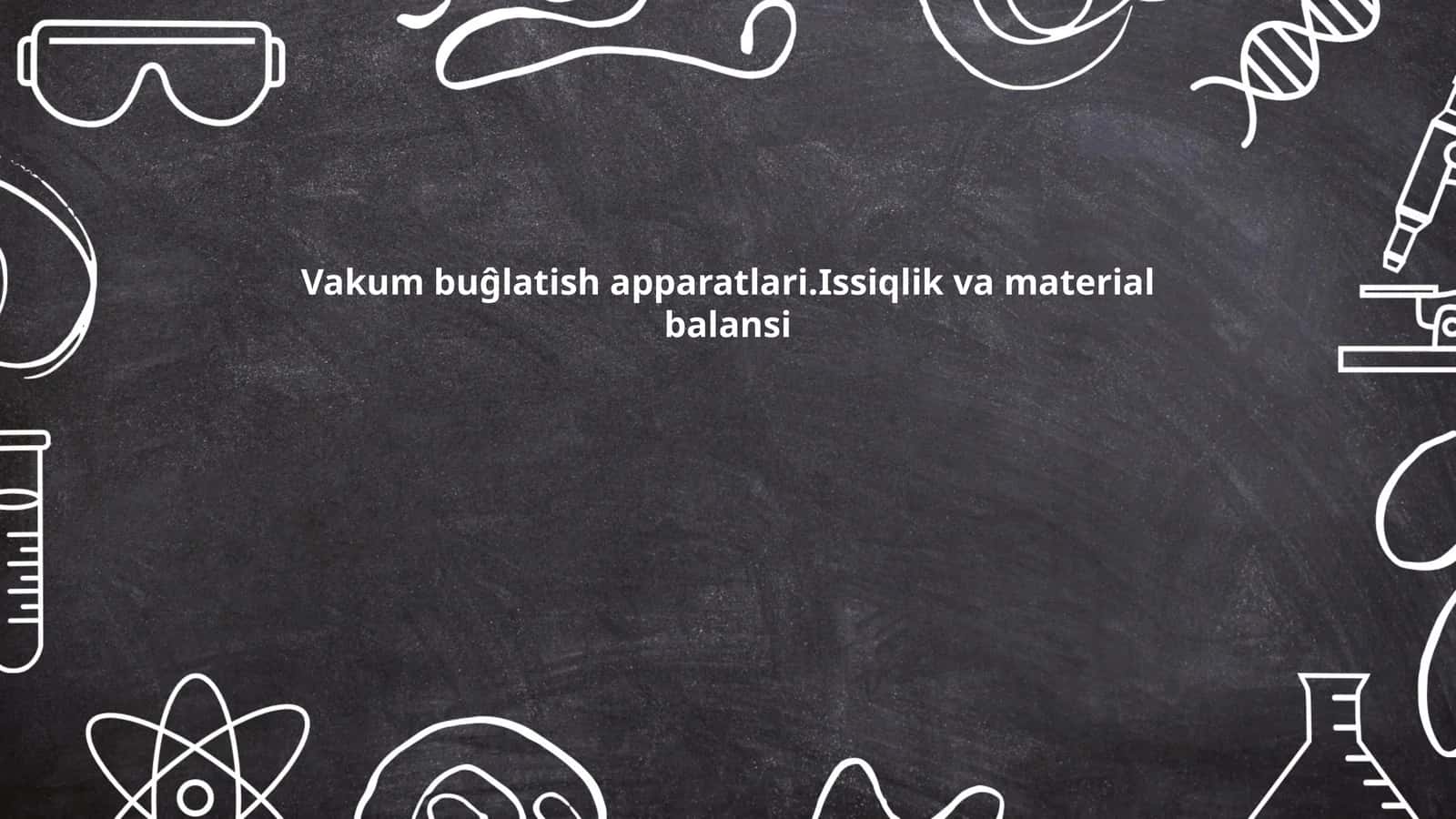 Vakum buĝlatish apparatlari