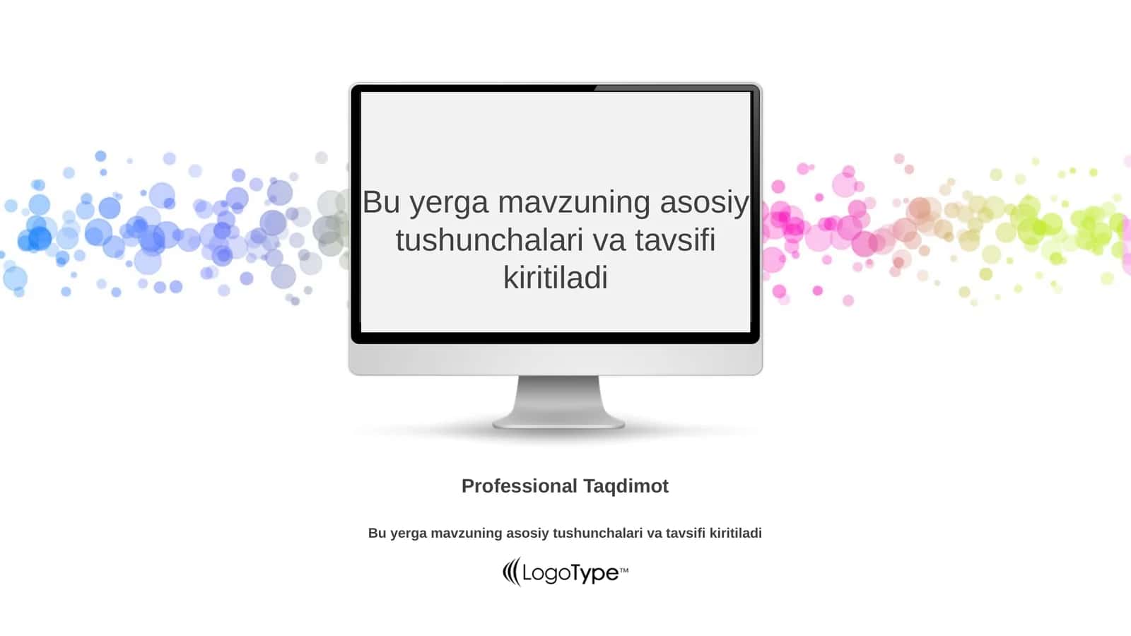 Zamonaviy Axborot Texnologiyalari va Monitorlar Taqdimoti (34 Slayd)