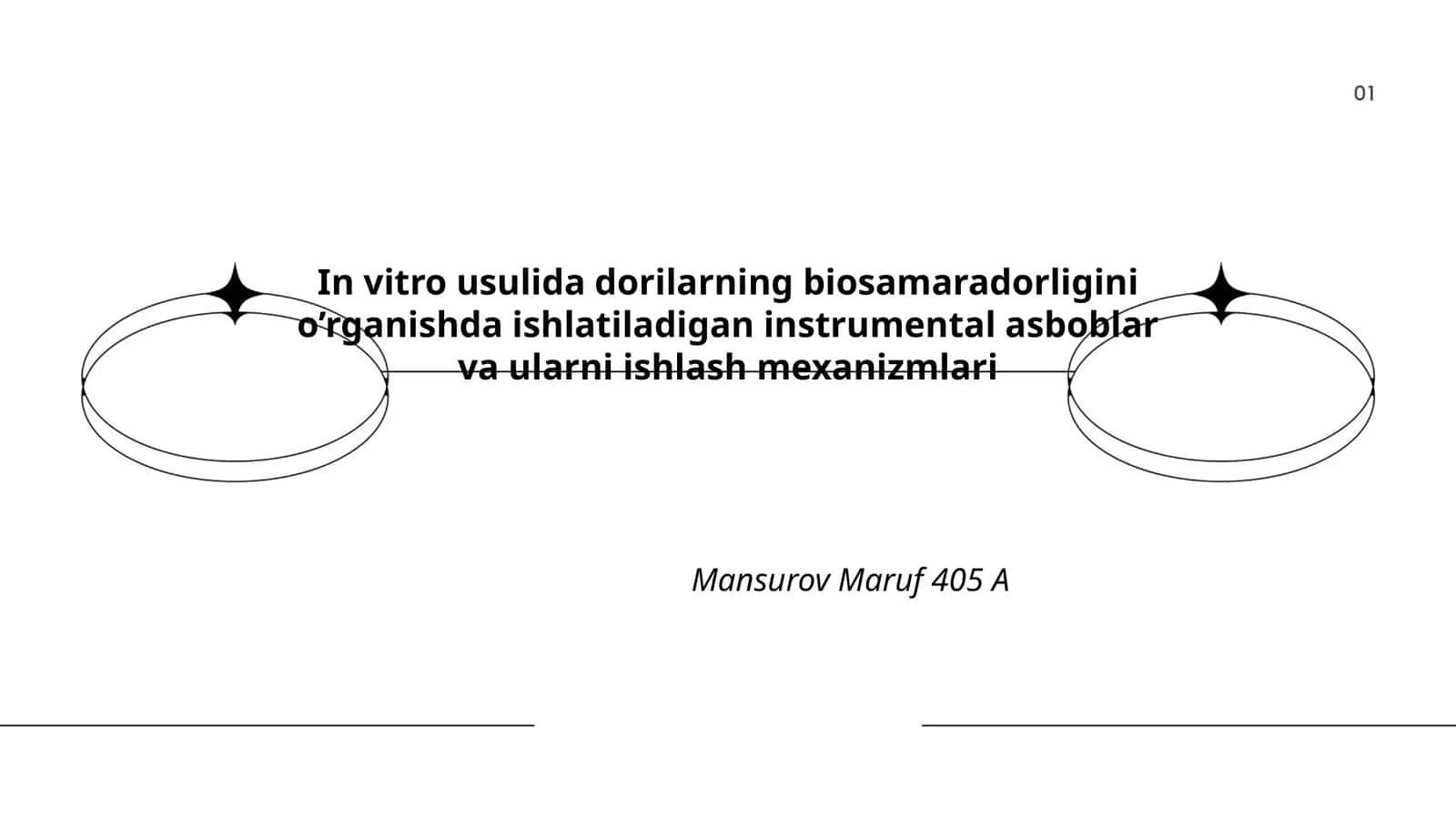 In vitro usulida dorilarning biosamaradorligini o’rganishda ishlatiladigan instrumental asboblar va ularni ishlash mexanizmlari