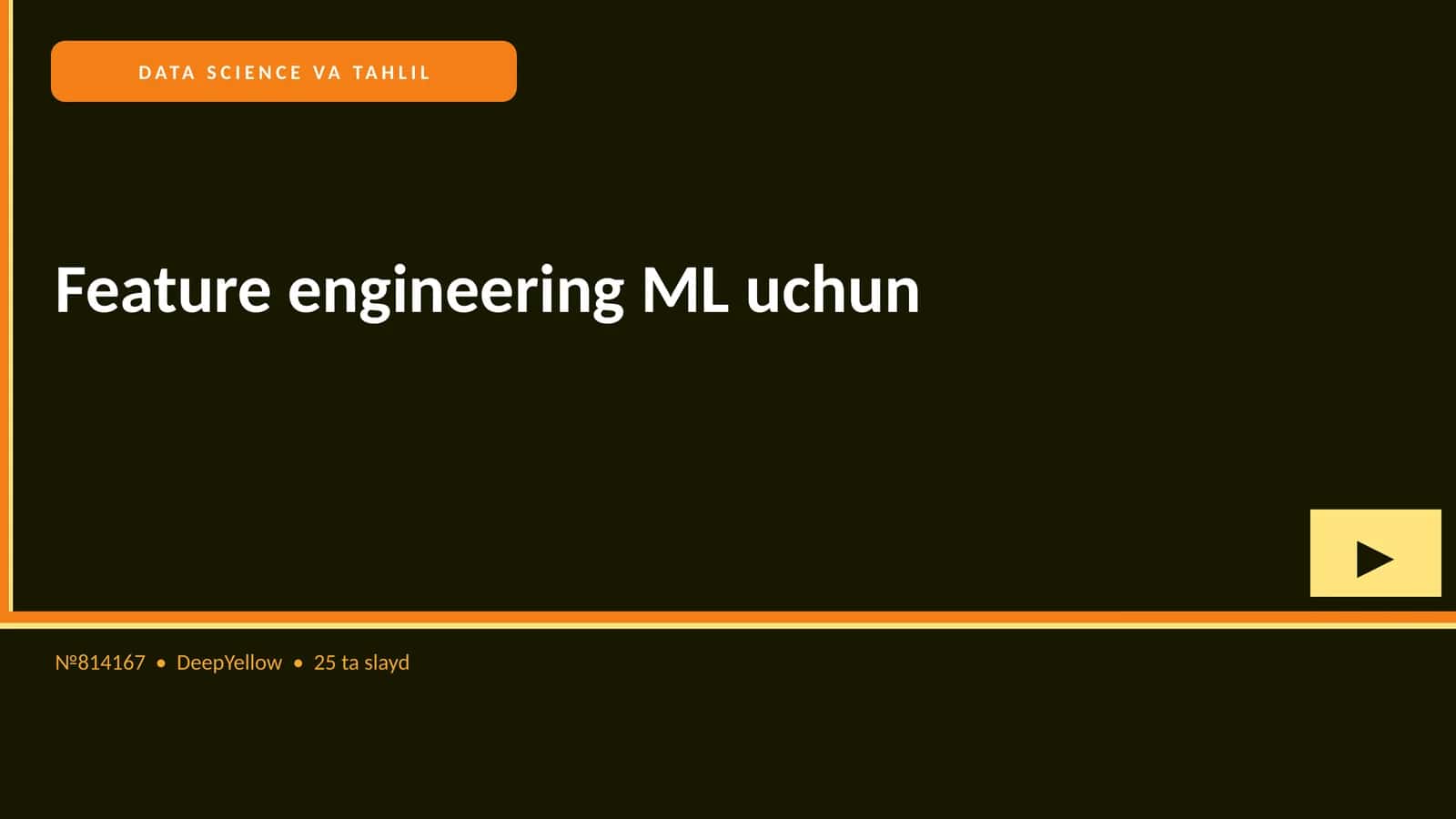 DATA SCIENCE VA TAHLIL
