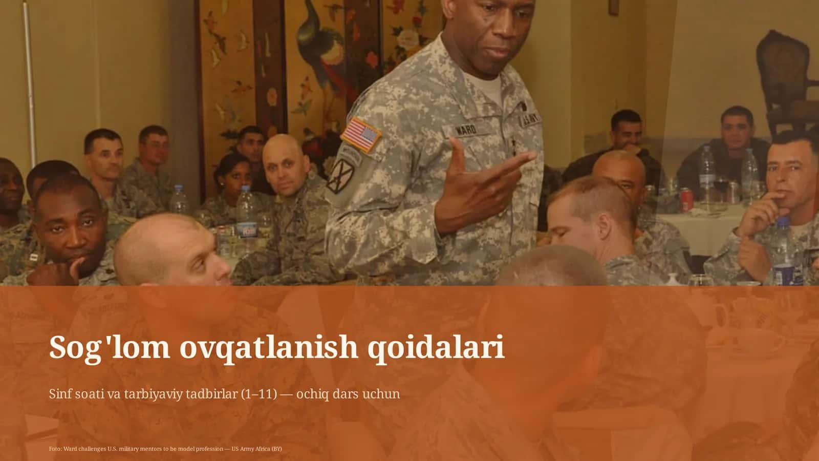 Sog'lom ovqatlanish qoidalari
