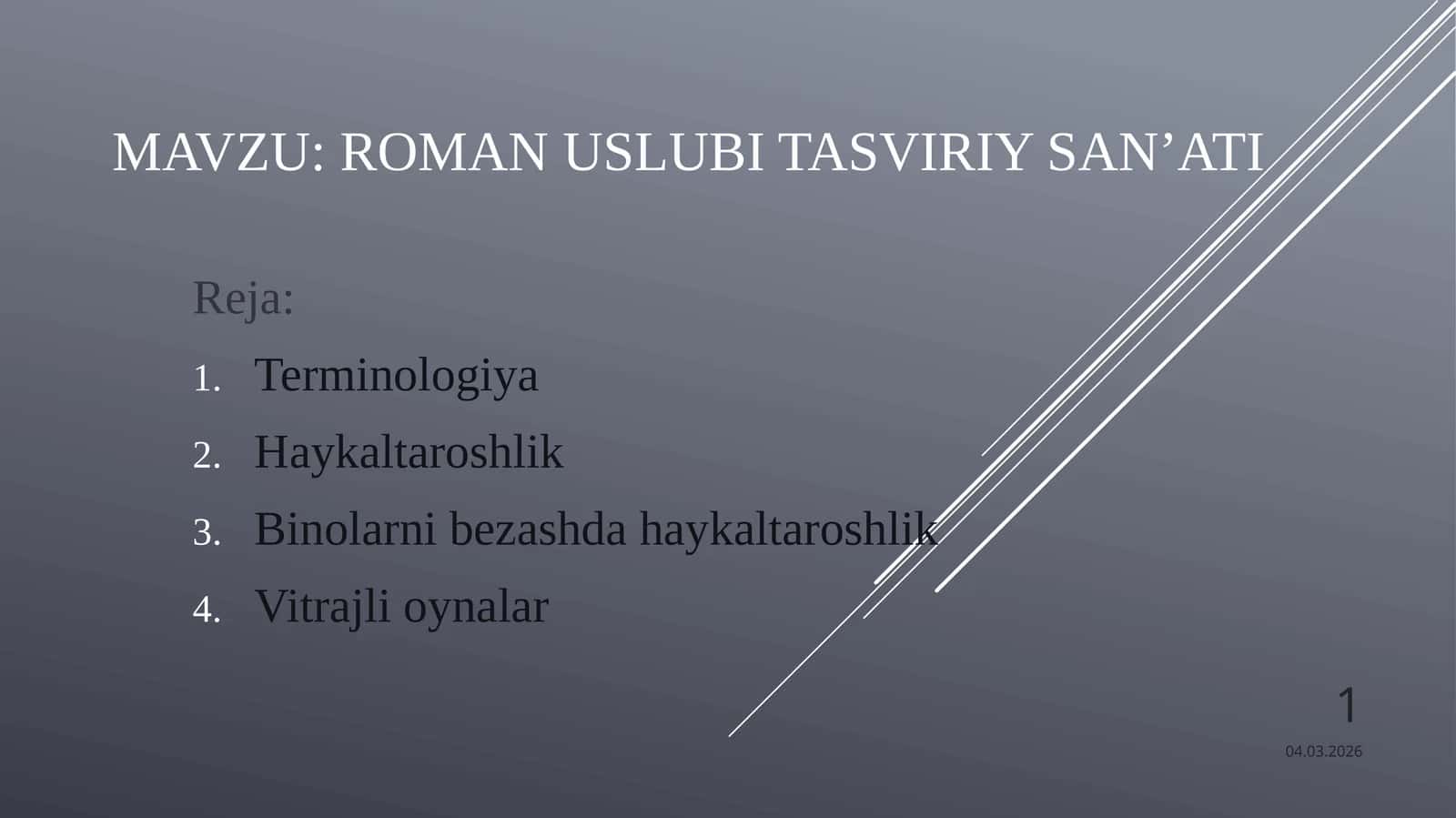 Roman uslubi tasviriy san’ati