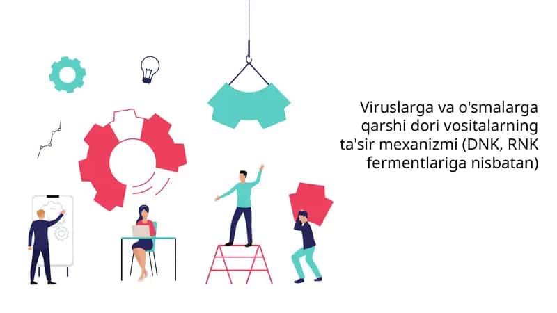 Viruslarga va o'smalarga qarshi dori vositalarning ta'sir mexanizmi (DNK, RNK fermentlariga nisbatan)