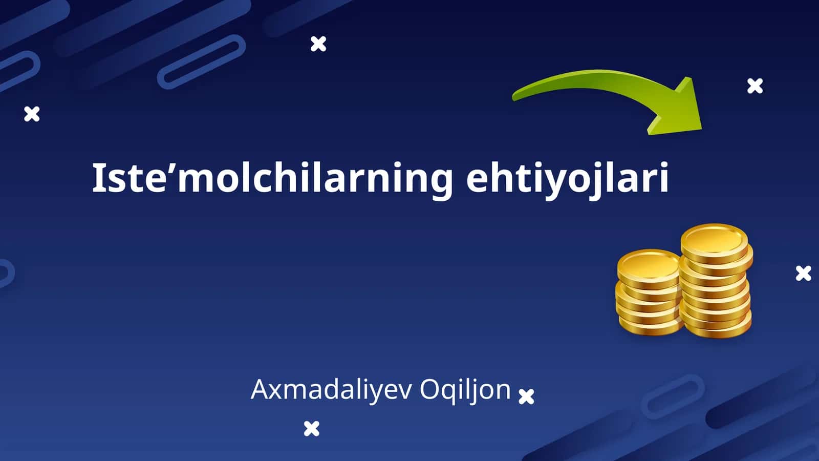 Isteʼmolchilarning ehtiyojlari
