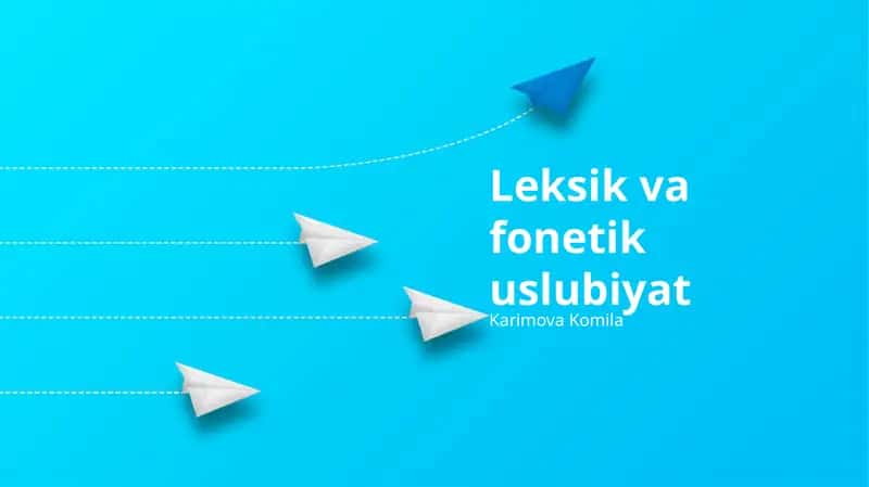 Tovush Sistemasi va Uning O'zgarishlari