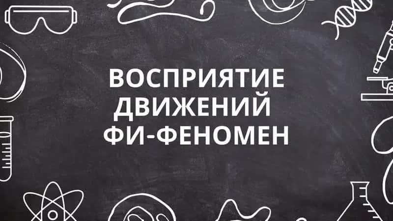 ВОСПРИЯТИЕ ДВИЖЕНИЙ  ФИ-ФЕНОМЕН