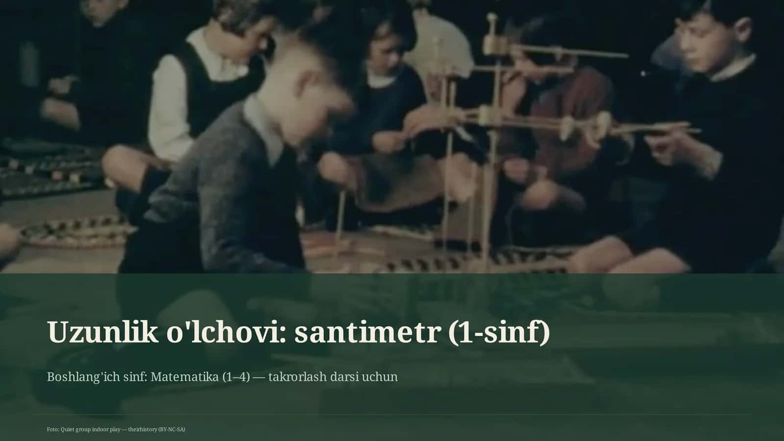 Santimetr (1-sinf)