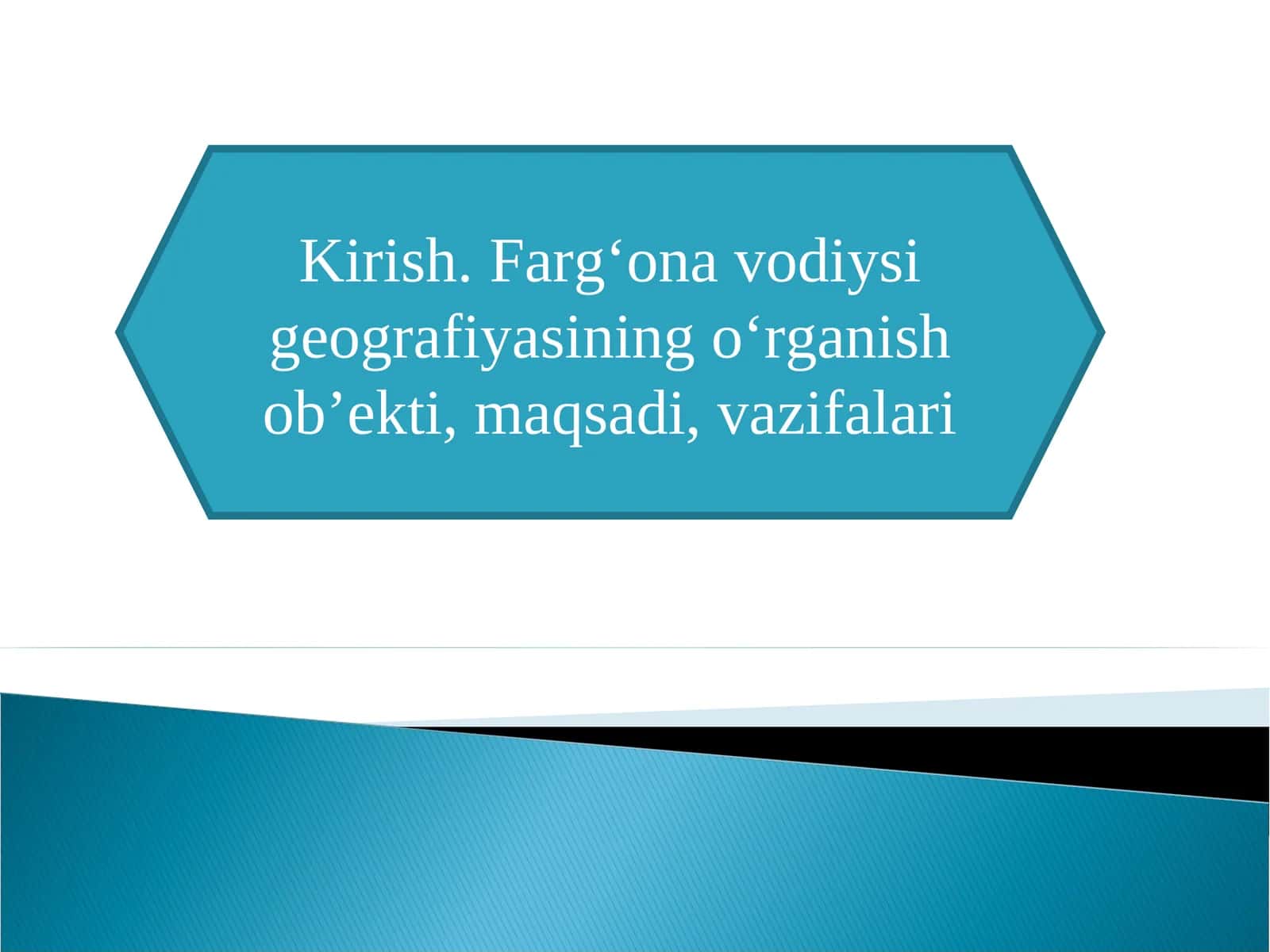 Farg‘ona vodiysigeografiyasi