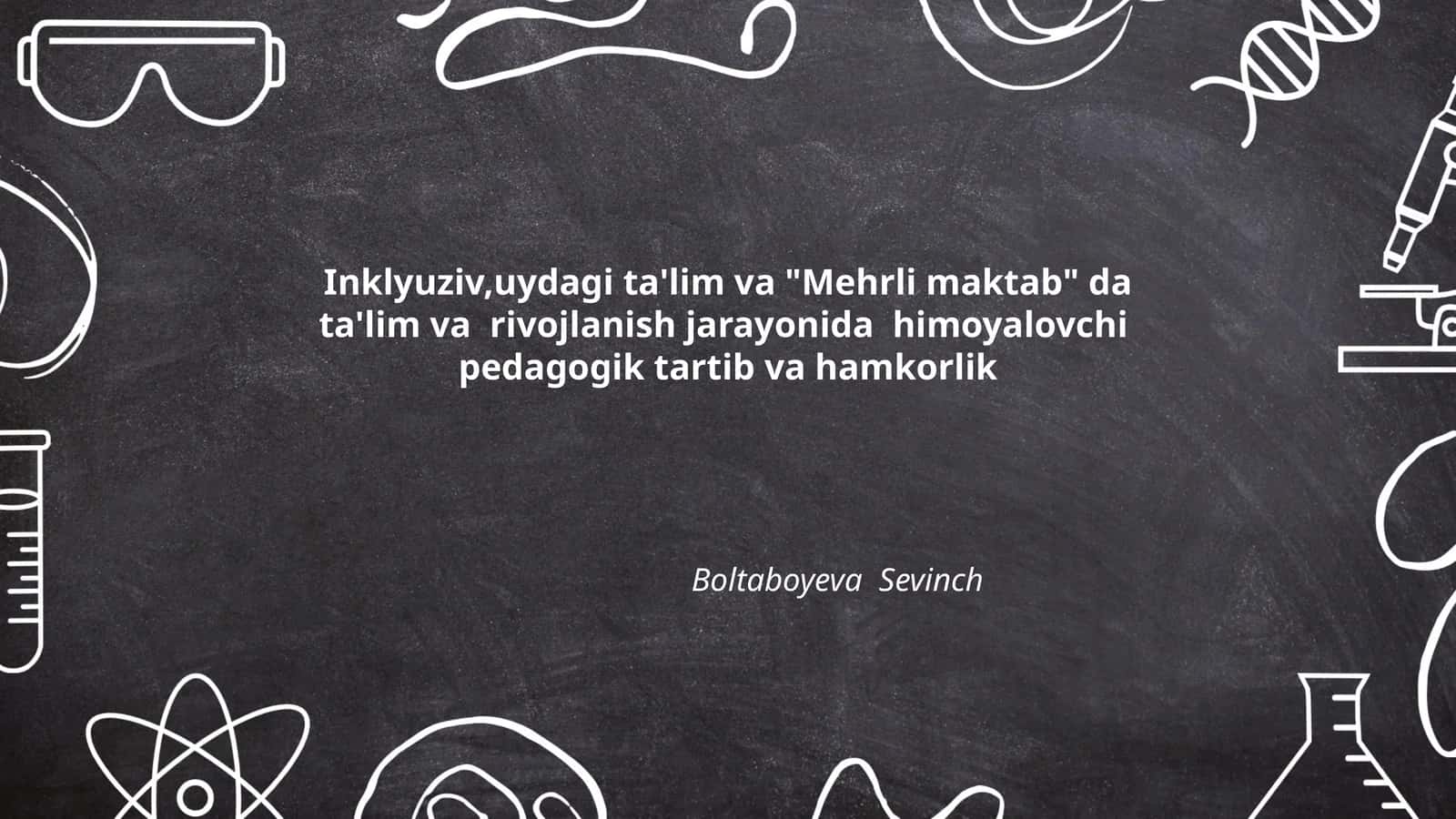 Mehrli maktab pedagogik tadbirlariga himoya