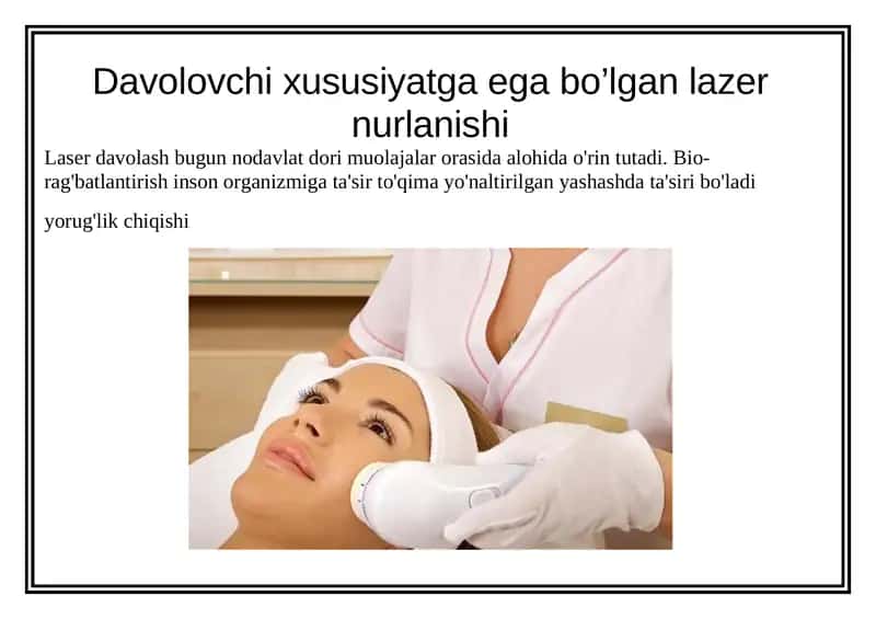 Laser davolash