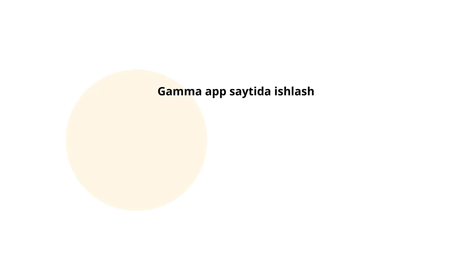 Gamma App-dan ro'yxatdan o'tish