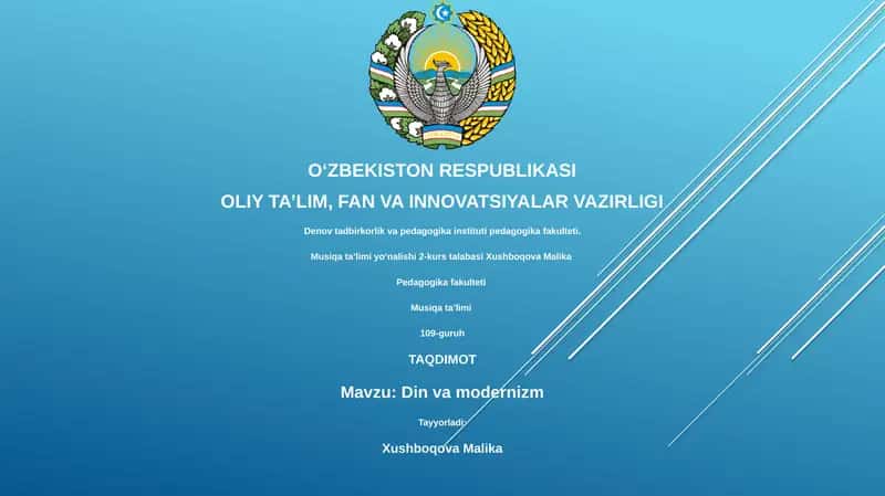 Din va modernizm